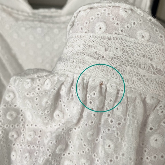 Paige Nahla Tiered Eyelet Mini Dress - Picture 9 of 9